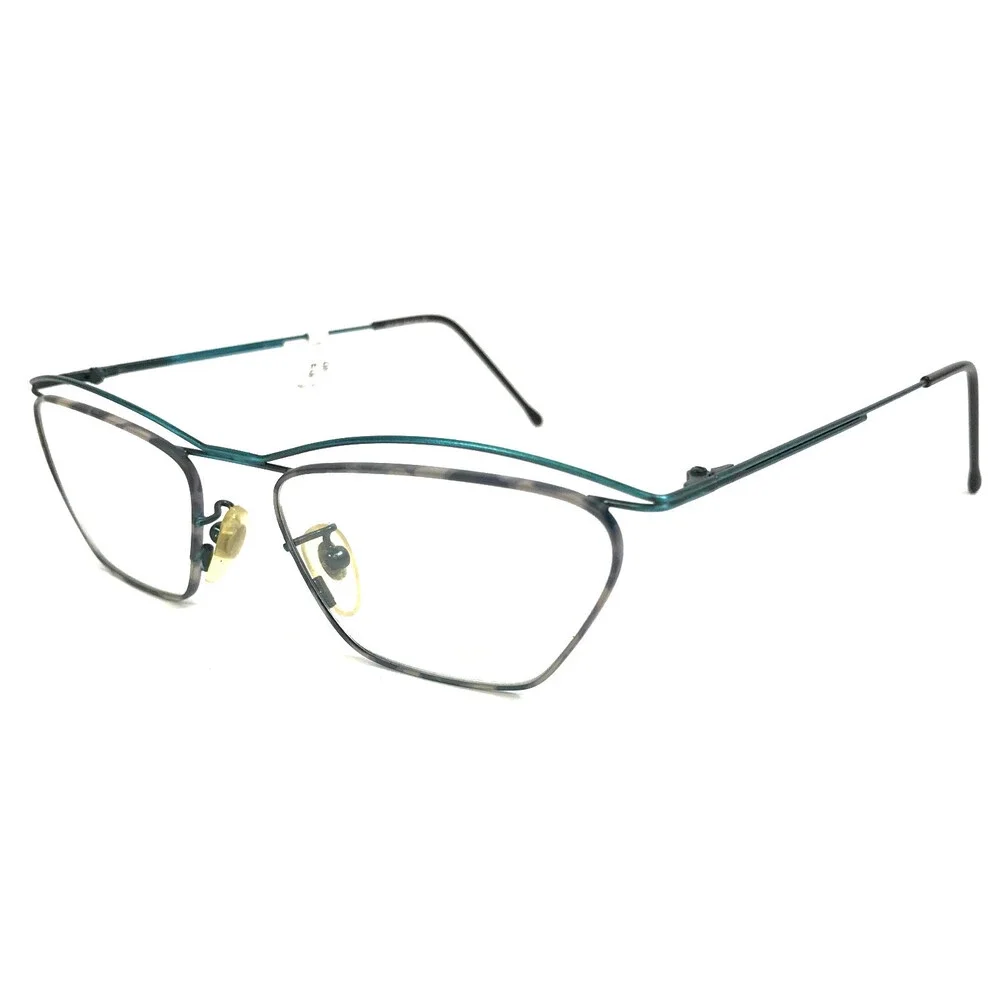 Select Eyeglasses Frames MOD.5020 COL.1124 Blue Pink Cat Eye Wire Rim 54-19-123